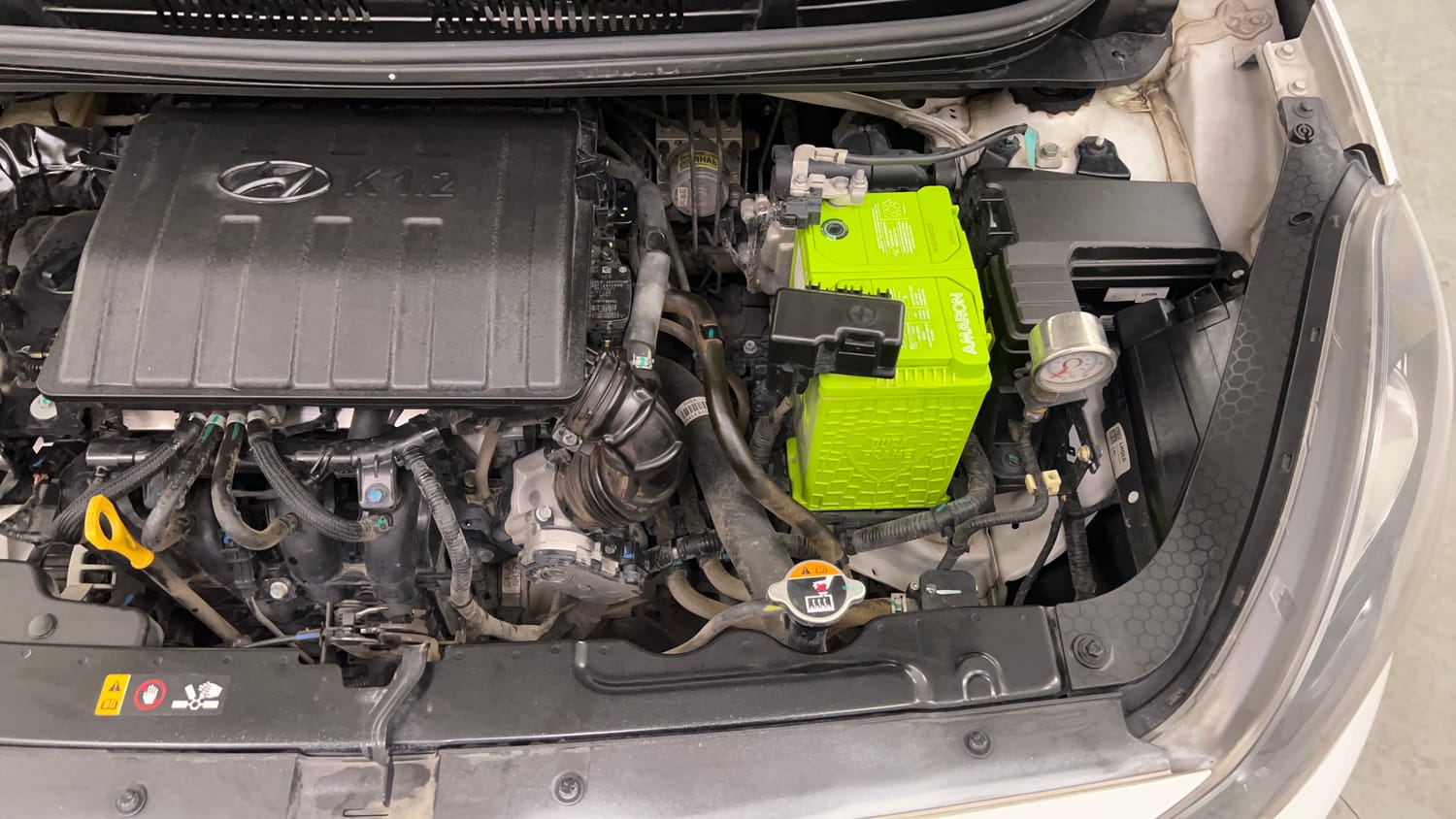 Used 2023 Hyundai Grand i10 Nios Sportz 1.2 Kappa VTVT CNG Cng Manual engine ENGINE LEFT SIDE VIEW