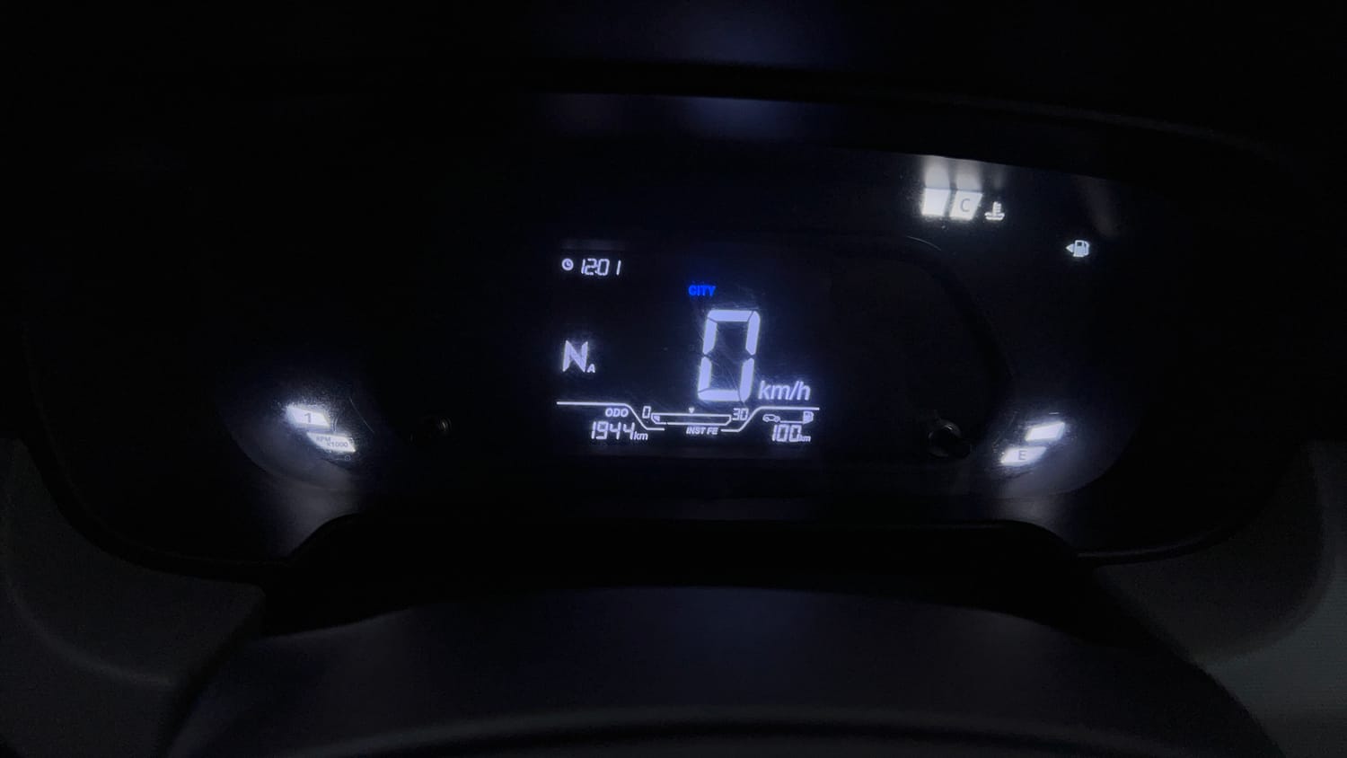Used 2025 Tata Punch Adventure Plus AMT Petrol Automatic interior CLUSTERMETER VIEW
