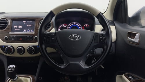 Used 2018 Hyundai Grand i10 Sportz 1.2 Kappa VTVT Petrol Manual interior STEERING VIEW