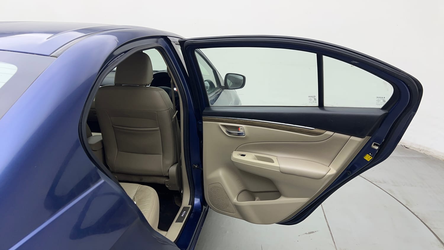 Used 2019 Maruti Suzuki Ciaz Alpha Hybrid 1.5 Petrol Manual interior RIGHT REAR DOOR OPEN VIEW