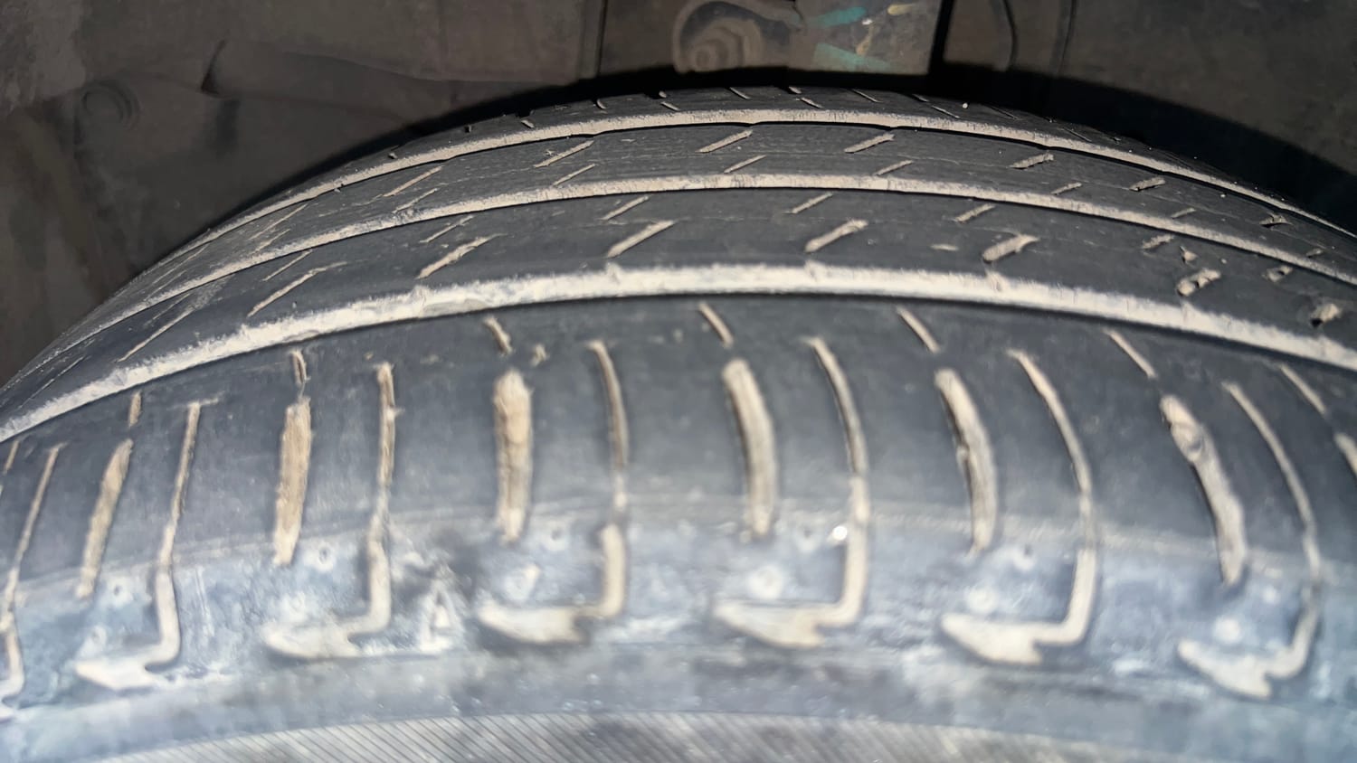 Used 2022 Honda City ZX Petrol Petrol Manual tyres LEFT FRONT TYRE TREAD VIEW