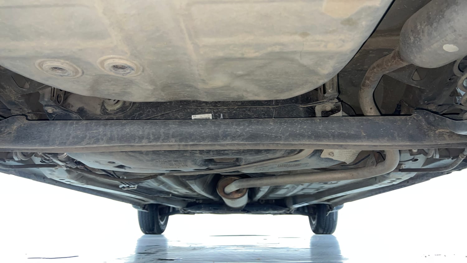 Used 2023 Maruti Suzuki Wagon R ZXI Plus 1.2 AGS Petrol Automatic extra REAR UNDERBODY VIEW (TAKEN FROM REAR)
