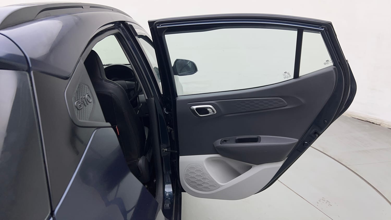 Used 2022 Hyundai Grand i10 Nios Sportz 1.2 Kappa VTVT Petrol Manual interior RIGHT REAR DOOR OPEN VIEW