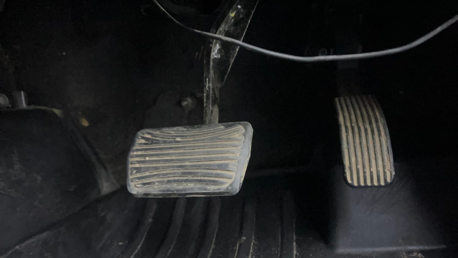 Used 2022 mahindra Thar LX Hard Top Diesel AT 4WD Diesel Automatic interior PEDALS VIEW