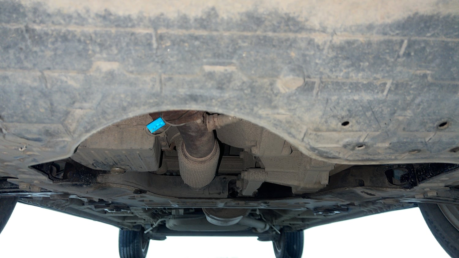 Used 2021 MG Motors Hector Super 1.5 Petrol Turbo MT Petrol Manual extra FRONT LEFT UNDERBODY VIEW