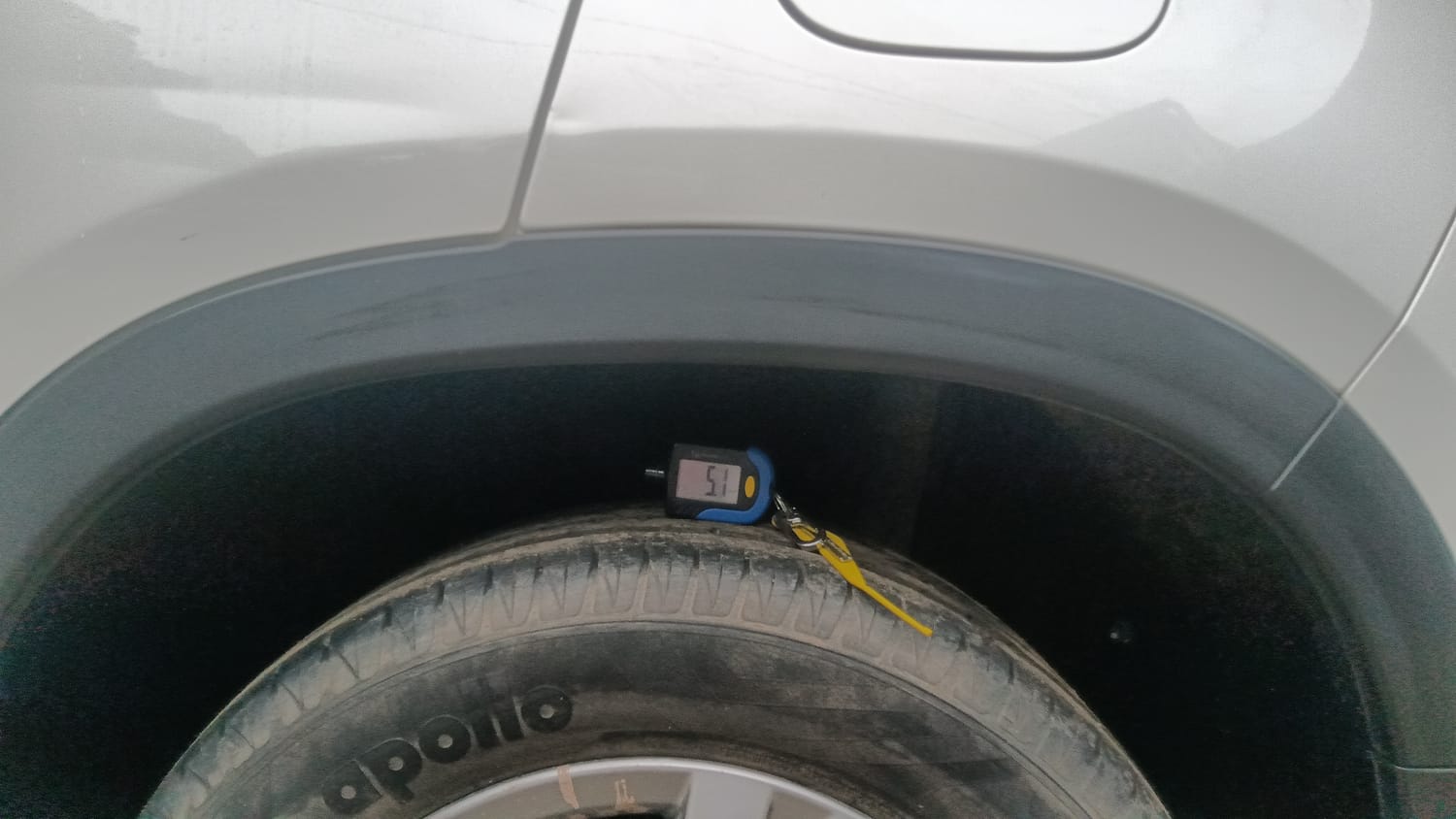 Used 2020 maruti-suzuki Vitara Brezza ZXi Plus Petrol Manual tyres LEFT REAR TYRE TREAD VIEW