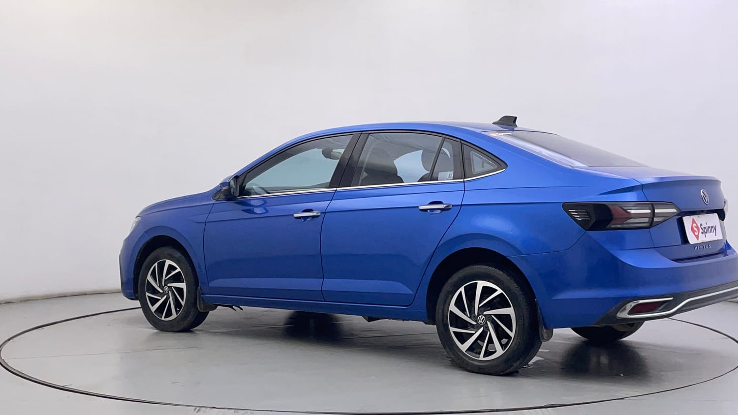 Used 2023 Volkswagen Virtus Topline 1.0 TSI MT Petrol Manual exterior LEFT REAR CORNER VIEW