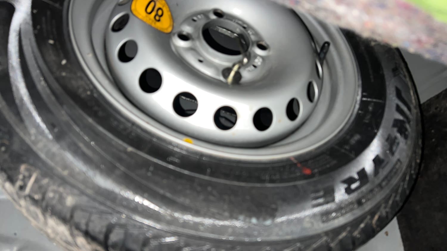 Used 2023 Tata Tigor XZ CNG Cng Manual tyres SPARE TYRE VIEW