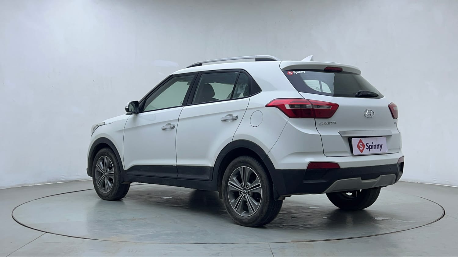 Used 2018 Hyundai Creta SX Plus 1.6 AT Petrol Petrol Automatic exterior LEFT REAR CORNER VIEW