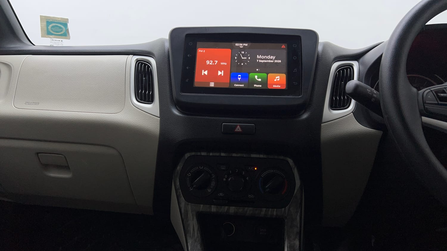 Used 2023 Maruti Suzuki Wagon R ZXI Plus 1.2 AGS Petrol Automatic interior MUSIC SYSTEM & AC CONTROL VIEW