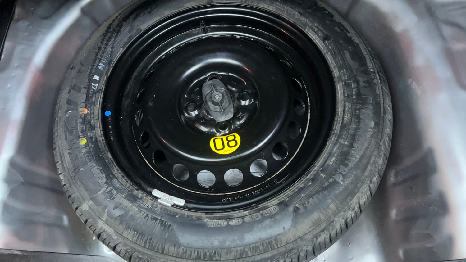 Used 2021 Maruti Suzuki Baleno Zeta Petrol Manual tyres SPARE TYRE VIEW