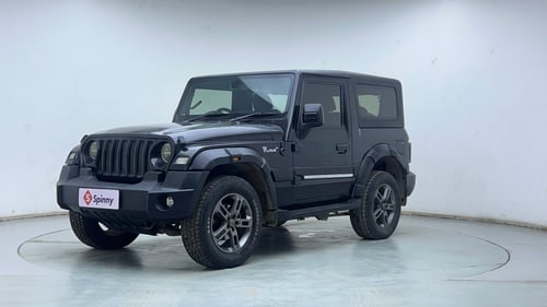 Used 2022 mahindra Thar LX Hard Top Diesel AT 4WD Diesel Automatic exterior LEFT FRONT CORNER VIEW