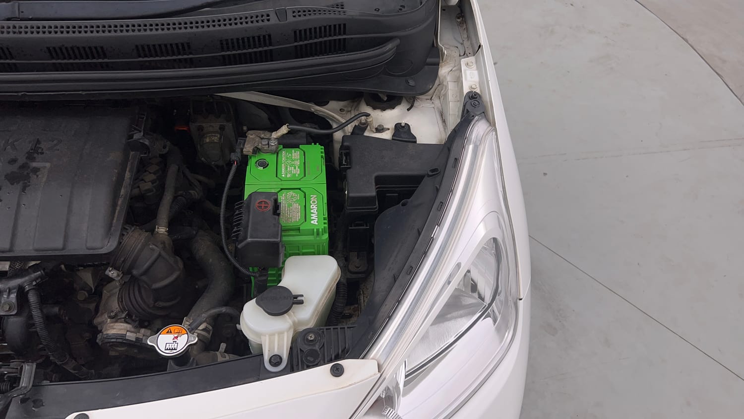 Used 2017 Hyundai Grand i10 Asta 1.2 Kappa VTVT Petrol Manual engine ENGINE LEFT SIDE VIEW