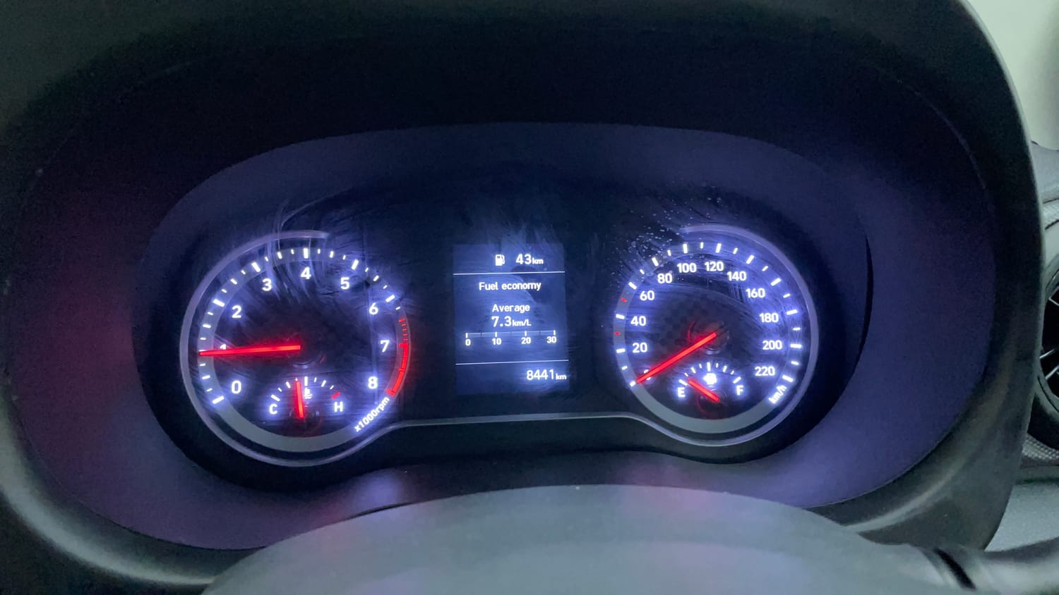 Used 2024 Hyundai Grand i10 Nios Era 1.2 Kappa Petrol Manual interior CLUSTERMETER VIEW