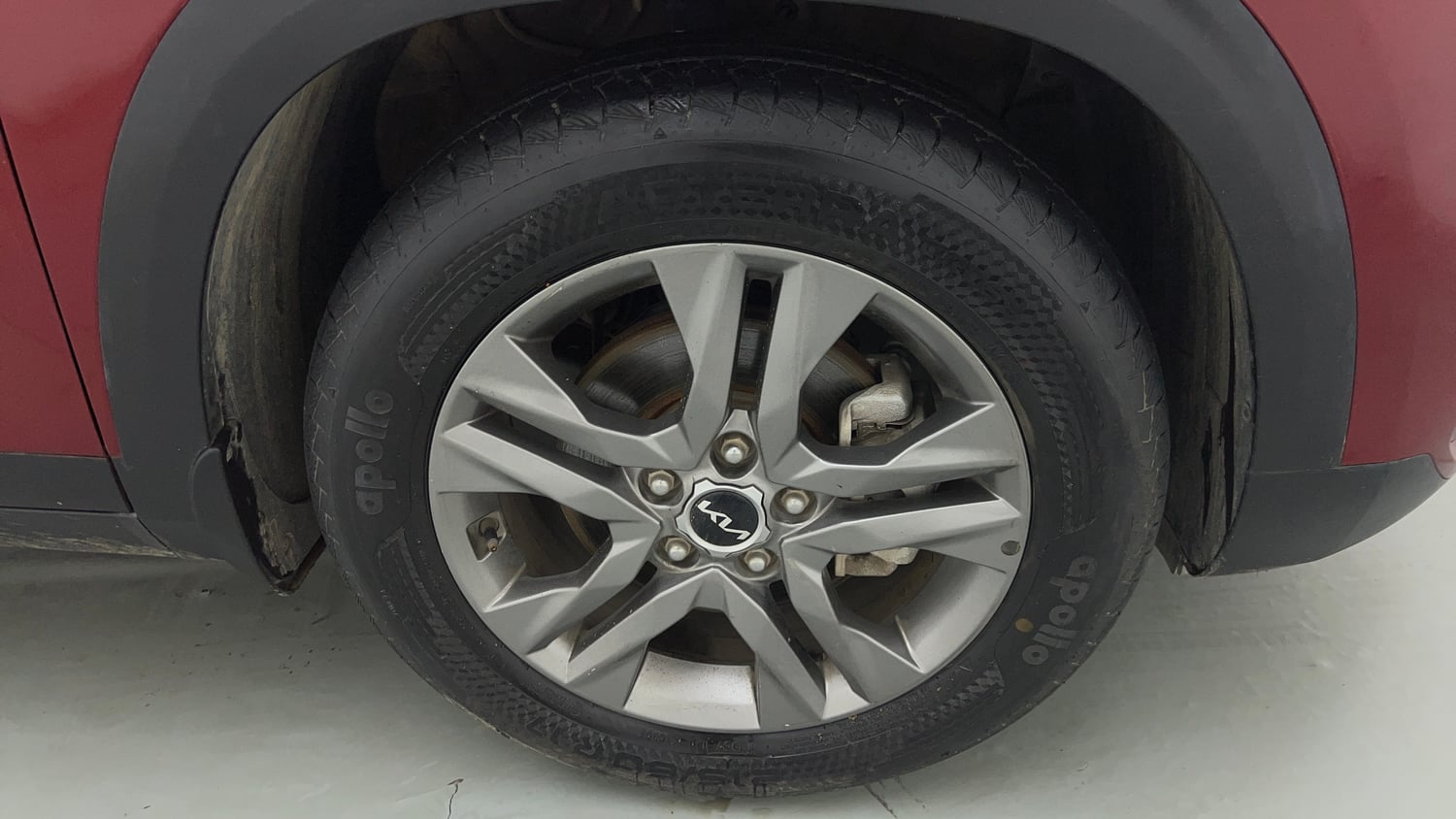 Used 2022 kia Seltos HTX 1.5 IVT Petrol Automatic tyres RIGHT FRONT TYRE RIM VIEW