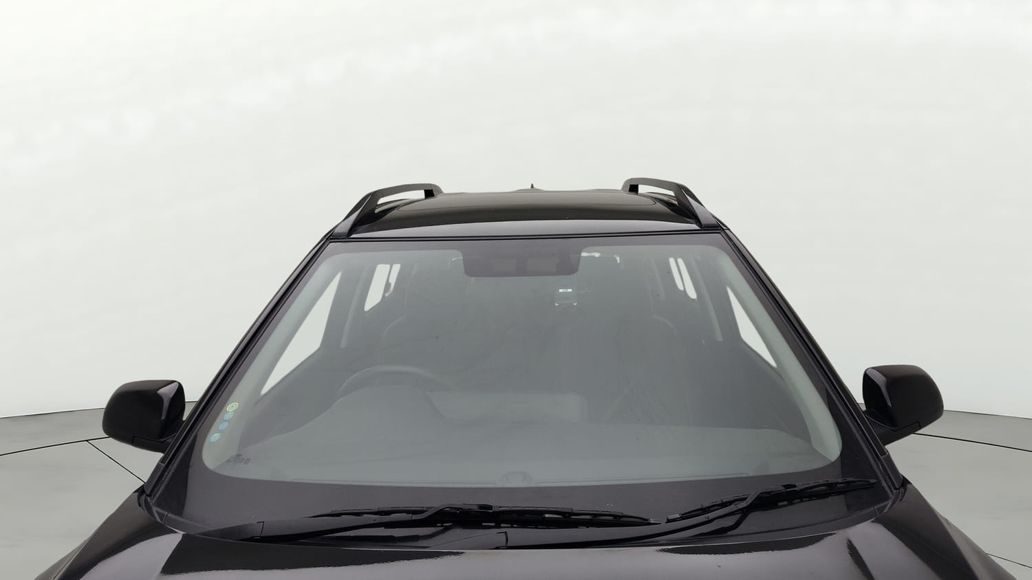 Used 2025 Hyundai Exter SX (O) Connect 1.2 AMT Knight Edition Petrol Automatic exterior FRONT WINDSHIELD VIEW