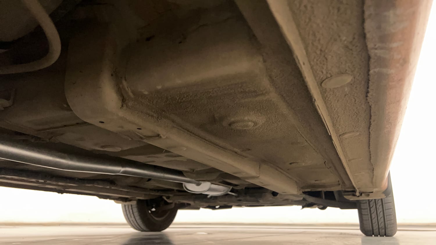 Used 2014 Hyundai Grand i10 Sportz 1.2 Kappa VTVT Petrol Manual extra REAR RIGHT UNDERBODY VIEW