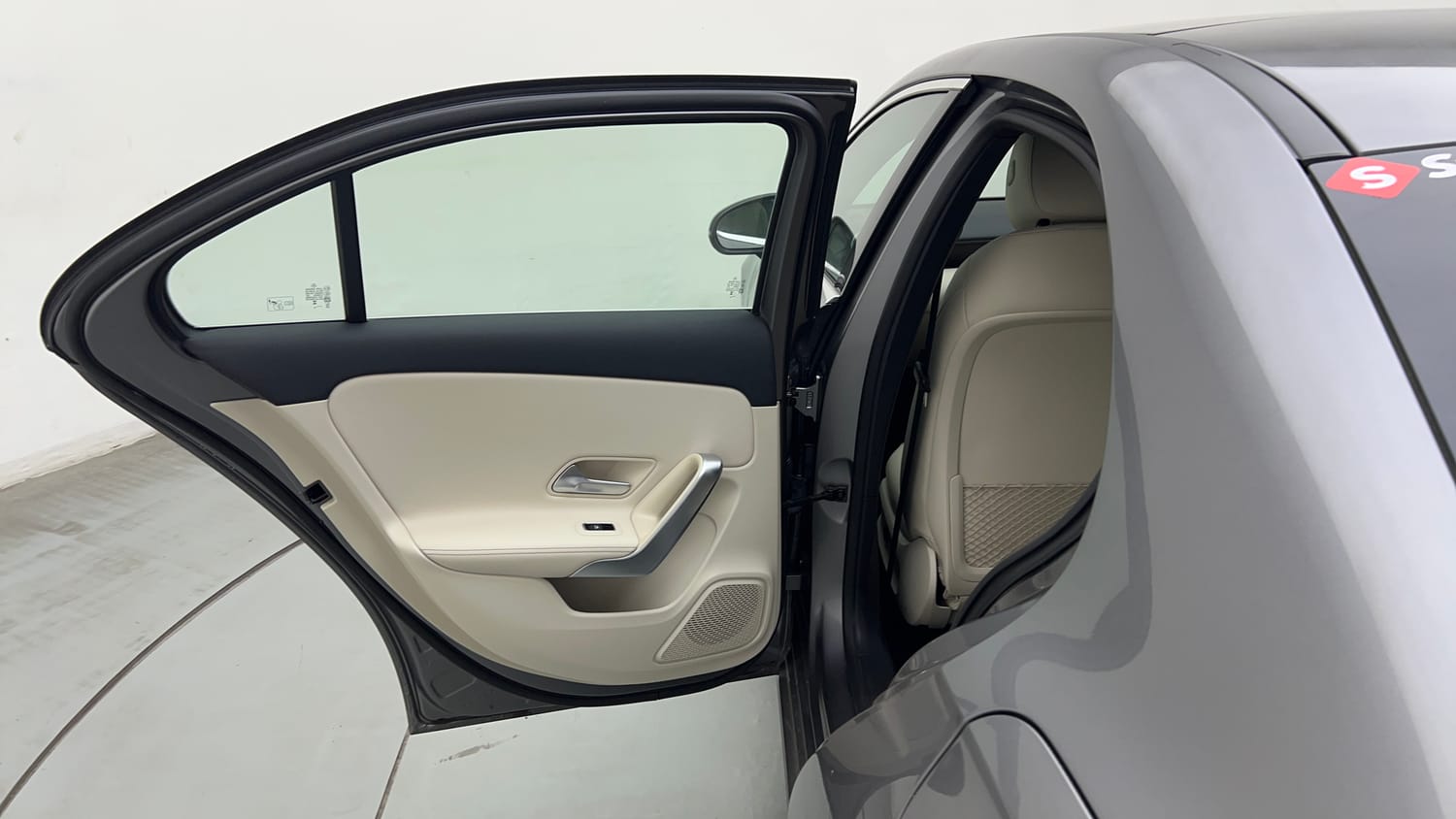 Used 2025 Mercedes-Benz A-Class Limousine 200 Petrol Automatic interior LEFT REAR DOOR OPEN VIEW