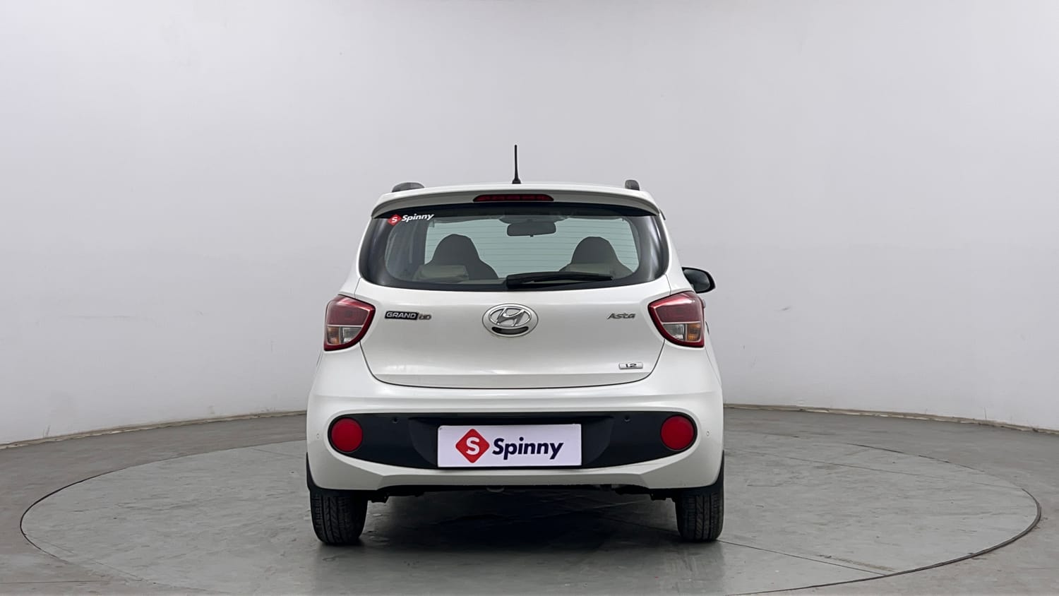Used 2017 Hyundai Grand i10 Asta 1.2 Kappa VTVT Petrol Manual exterior BACK VIEW