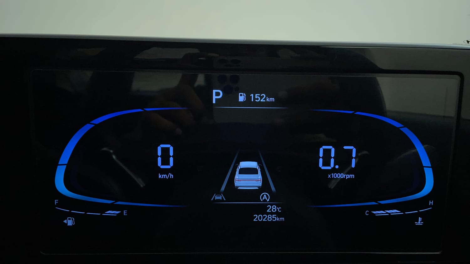 Used 2024 Hyundai Verna SX (O) 1.5 Turbo Petrol DCT Petrol Automatic interior CLUSTERMETER VIEW
