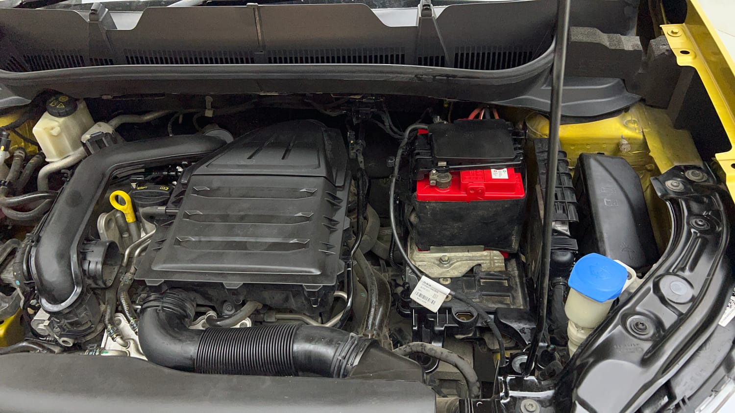 Used 2022 Volkswagen Taigun Topline 1.0 TSI AT Petrol Automatic engine ENGINE LEFT SIDE VIEW