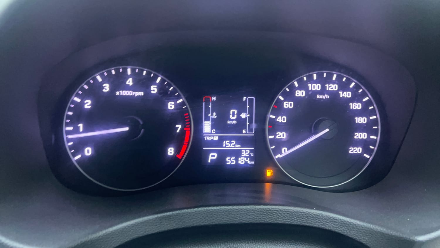 Used 2018 Hyundai Creta SX Plus 1.6 AT Petrol Petrol Automatic interior CLUSTERMETER VIEW