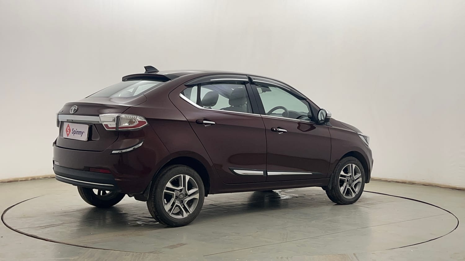Used 2023 Tata Tigor XZA Plus Leatherette Pack Petrol Automatic exterior RIGHT REAR CORNER VIEW