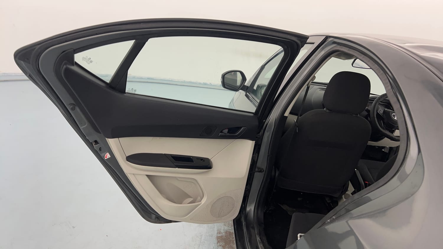 Used 2023 Tata Tigor XZ CNG Cng Manual interior LEFT REAR DOOR OPEN VIEW
