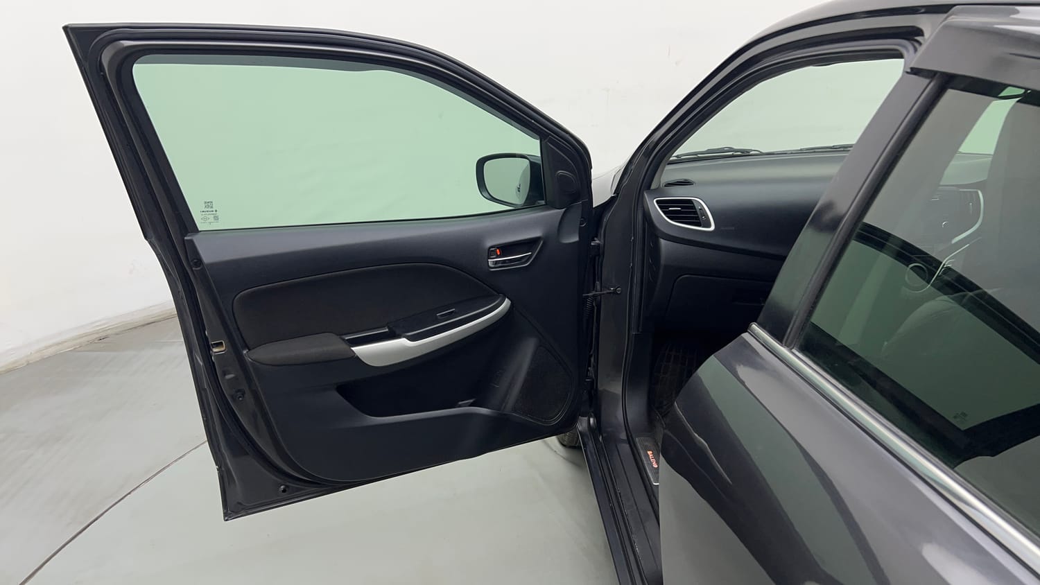 Used 2018 Maruti Suzuki Baleno Zeta 1.2 AT Petrol Automatic interior LEFT FRONT DOOR OPEN VIEW