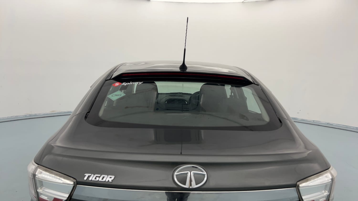 Used 2023 Tata Tigor XZ CNG Cng Manual exterior BACK WINDSHIELD VIEW