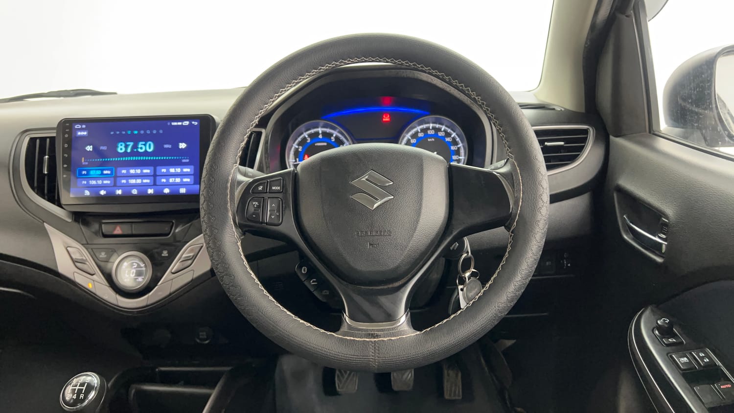 Used 2021 Maruti Suzuki Baleno Delta Petrol Manual interior STEERING VIEW