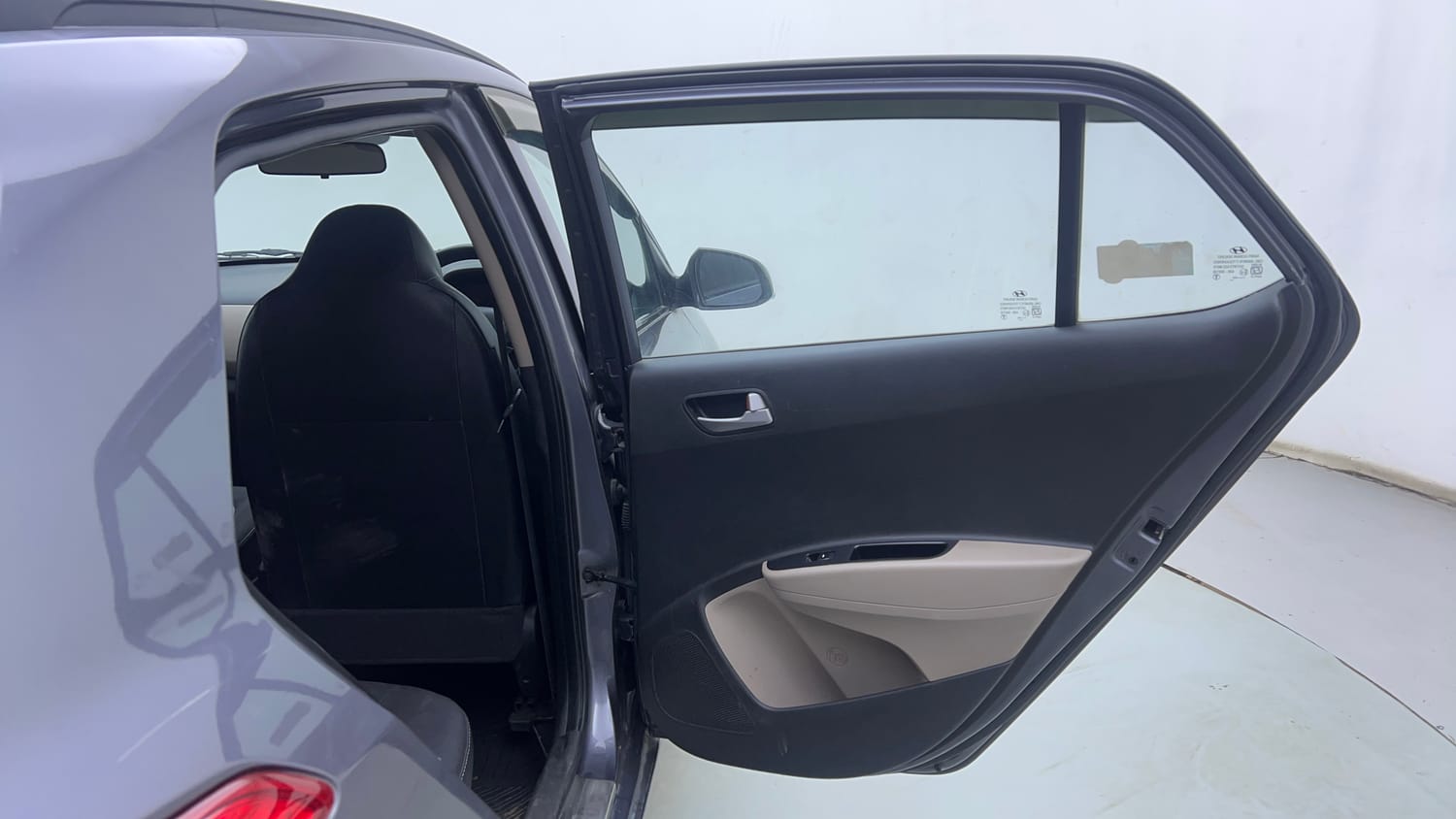Used 2014 Hyundai Grand i10 Asta AT 1.2 Kappa VTVT Petrol Automatic interior RIGHT REAR DOOR OPEN VIEW