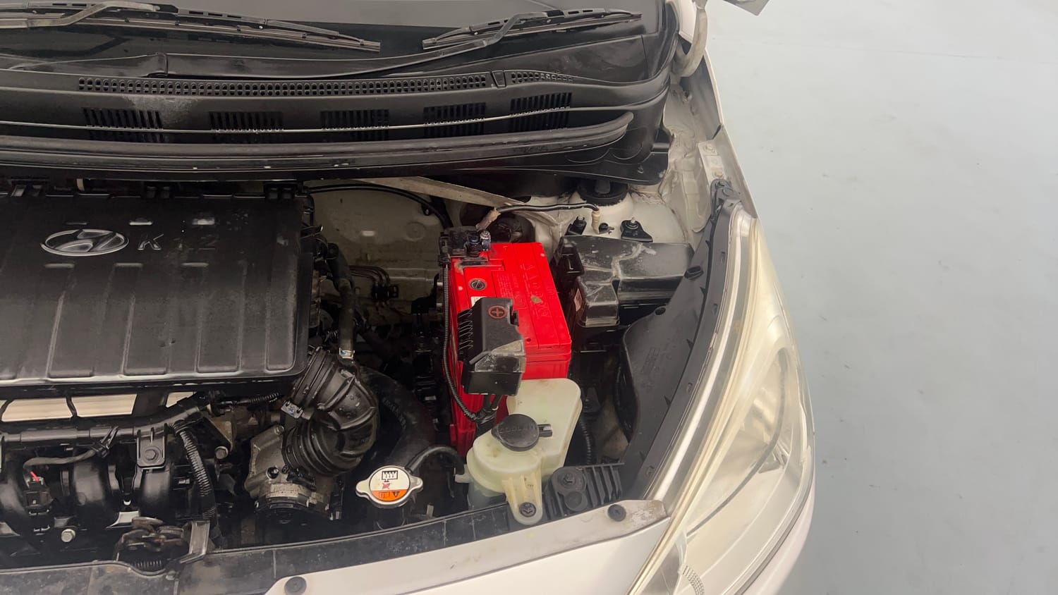 Used 2017 Hyundai Grand i10 Sportz 1.2 Kappa VTVT Petrol Manual engine ENGINE LEFT SIDE VIEW