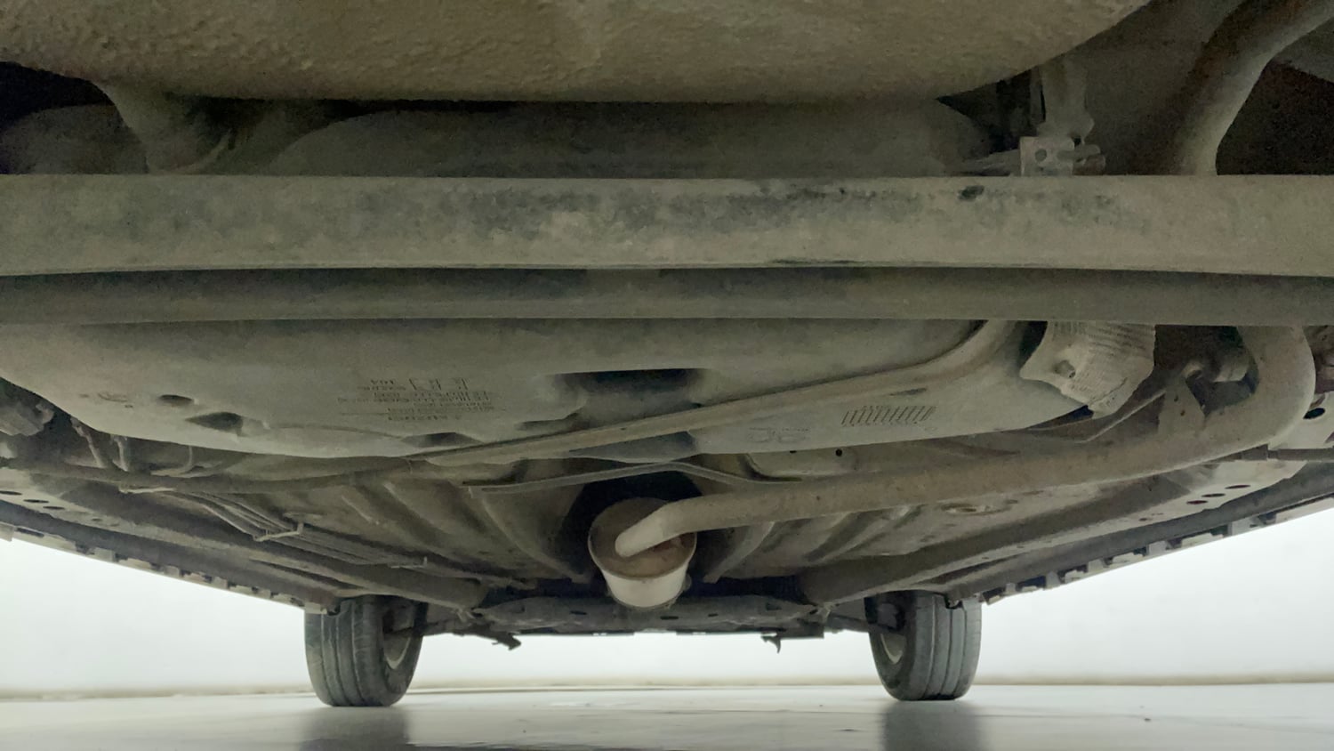 Used 2017 Maruti Suzuki Ignis Zeta 1.2 AMT Petrol Automatic extra REAR UNDERBODY VIEW (TAKEN FROM REAR)