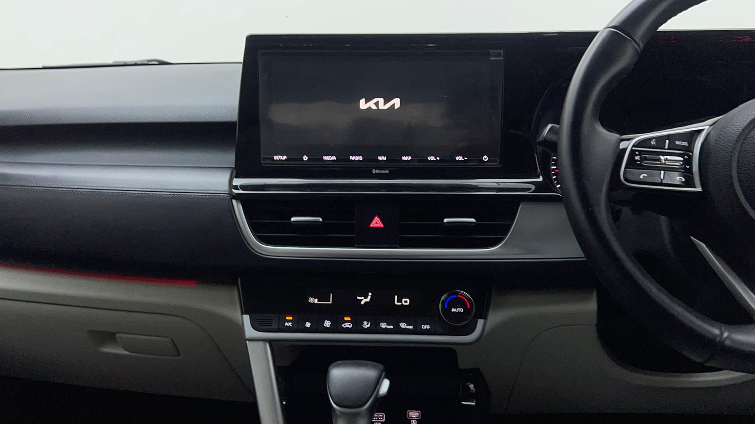 Used 2022 kia Seltos HTX 1.5 IVT Petrol Automatic interior MUSIC SYSTEM & AC CONTROL VIEW