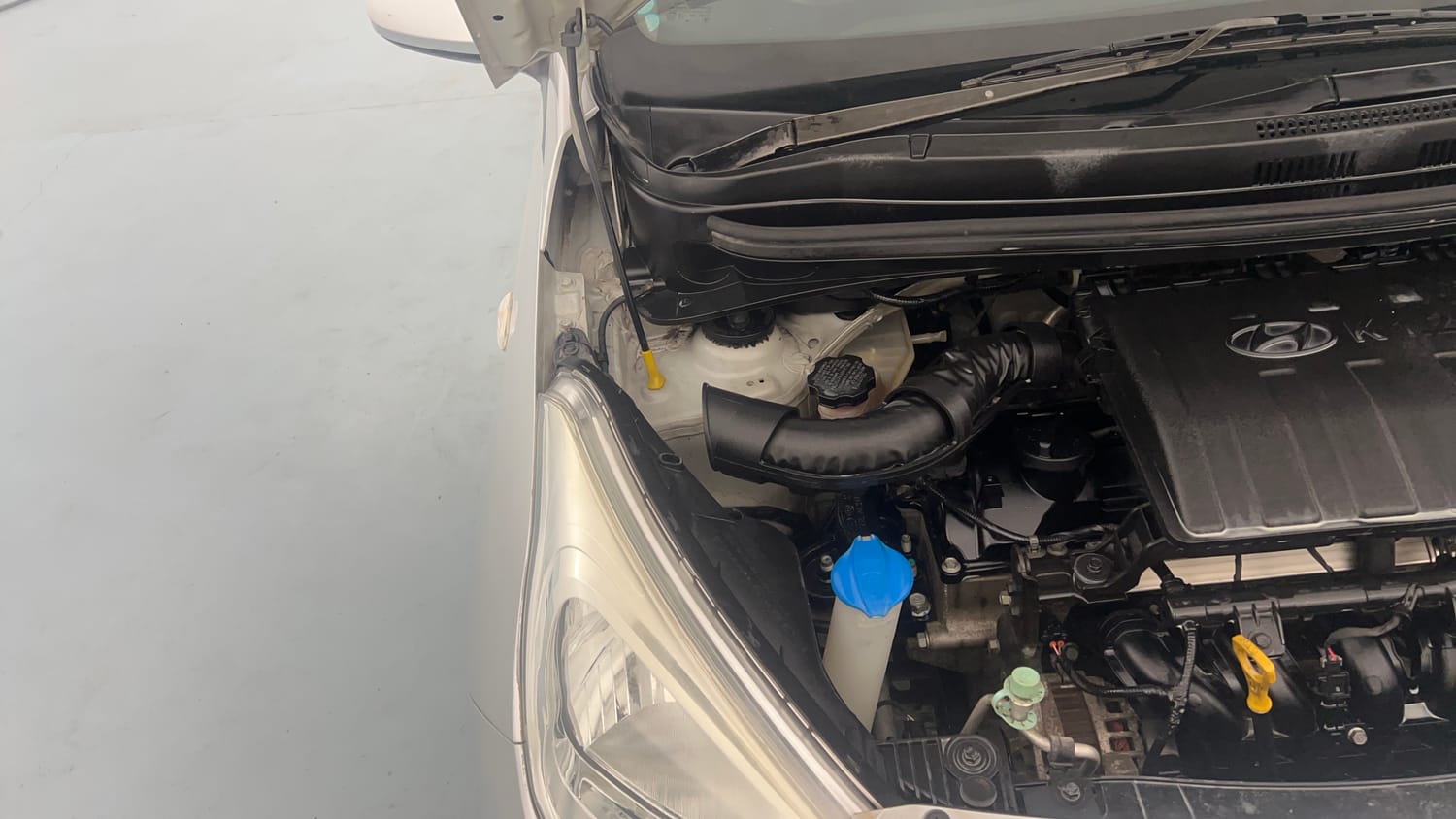 Used 2017 Hyundai Grand i10 Sportz 1.2 Kappa VTVT Petrol Manual engine ENGINE RIGHT SIDE VIEW