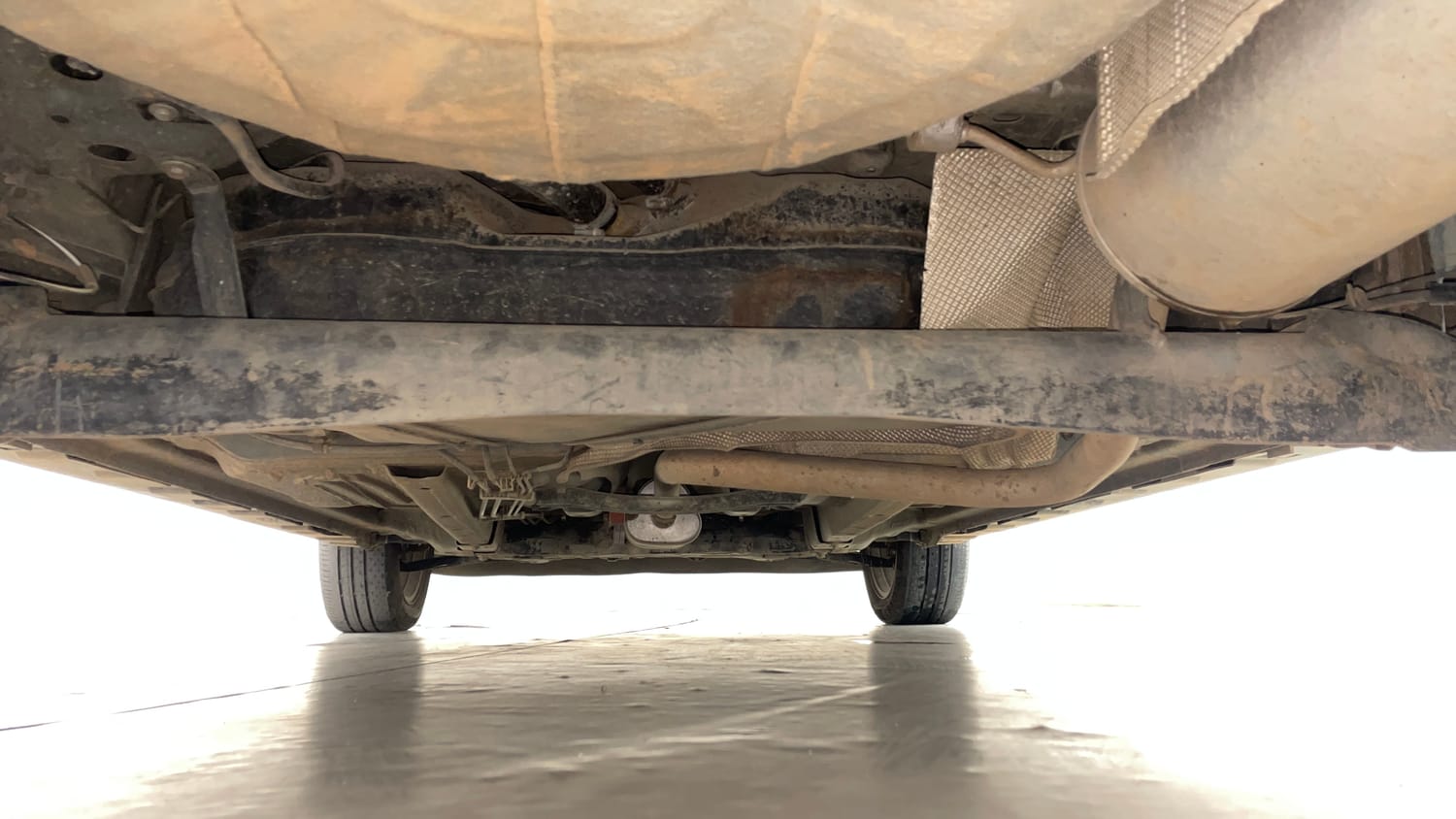 Used 2019 Ford Freestyle Titanium 1.2 Ti-VCT Petrol Manual extra REAR UNDERBODY VIEW (TAKEN FROM REAR)