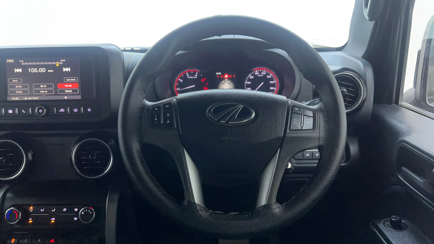 Used 2022 mahindra Thar LX Hard Top Diesel AT 4WD Diesel Automatic interior STEERING VIEW