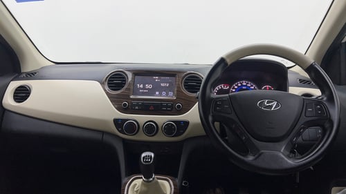 Used 2018 Hyundai Grand i10 Sportz 1.2 Kappa VTVT Petrol Manual interior DASHBOARD VIEW