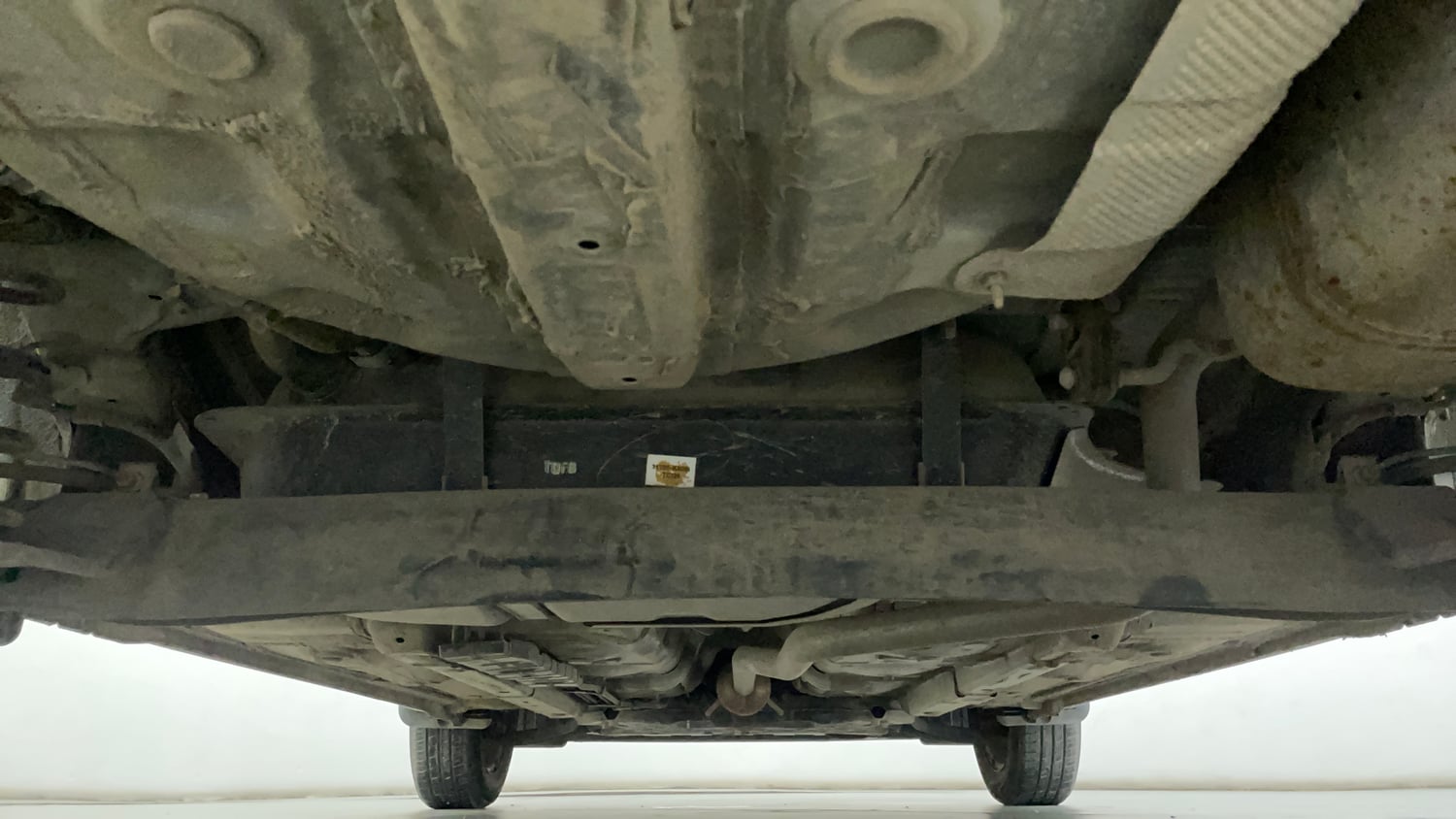 Used 2024 Hyundai Grand i10 Nios Era 1.2 Kappa Petrol Manual extra REAR UNDERBODY VIEW (TAKEN FROM REAR)