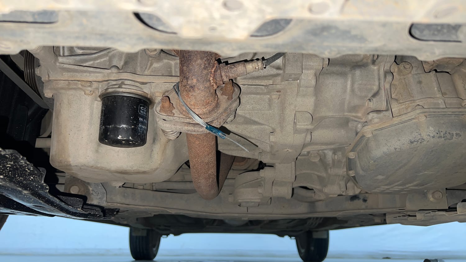 Used 2018 Maruti Suzuki Baleno Zeta 1.2 AT Petrol Automatic extra FRONT LEFT UNDERBODY VIEW