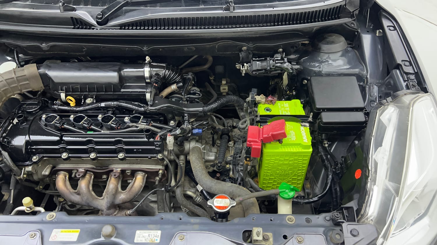 Used 2018 Maruti Suzuki Baleno Zeta 1.2 AT Petrol Automatic engine ENGINE LEFT SIDE VIEW