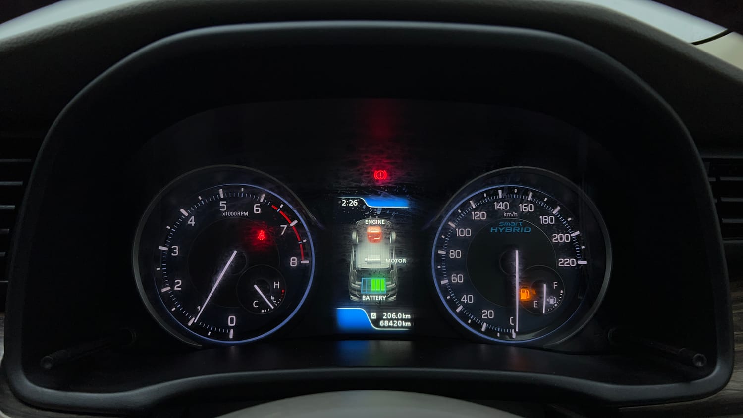 Used 2022 Maruti Suzuki New Ertiga VXi Petrol Manual interior CLUSTERMETER VIEW