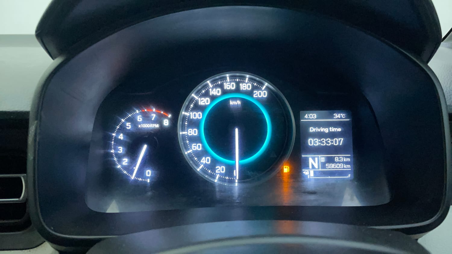 Used 2017 Maruti Suzuki Ignis Zeta 1.2 AMT Petrol Automatic interior CLUSTERMETER VIEW