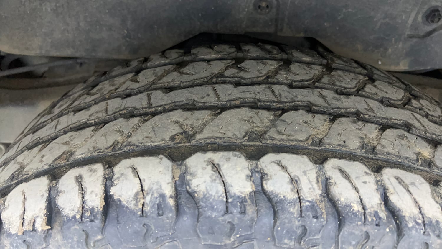 Used 2022 mahindra Thar LX Hard Top Diesel AT 4WD Diesel Automatic tyres RIGHT REAR TYRE TREAD VIEW