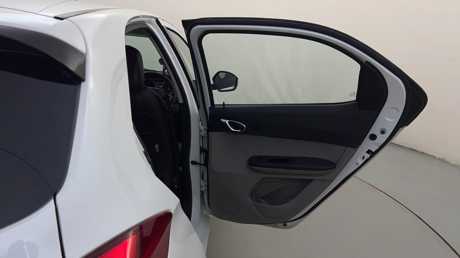 Used 2018 Tata Tiago Revotron XZ Petrol Manual interior RIGHT REAR DOOR OPEN VIEW