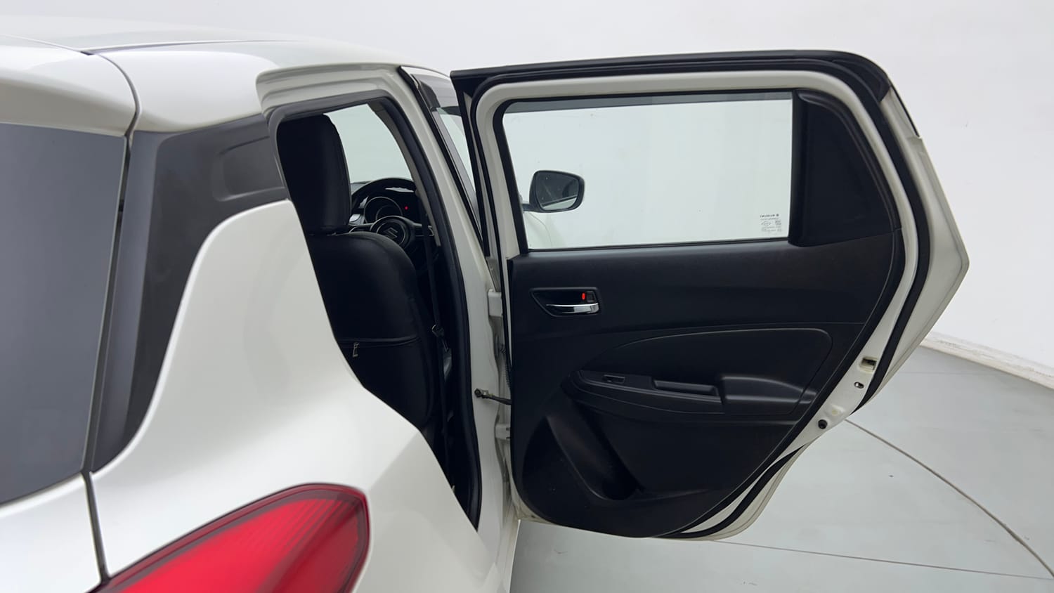 Used 2021 Maruti Suzuki Swift VXi Petrol Manual interior RIGHT REAR DOOR OPEN VIEW