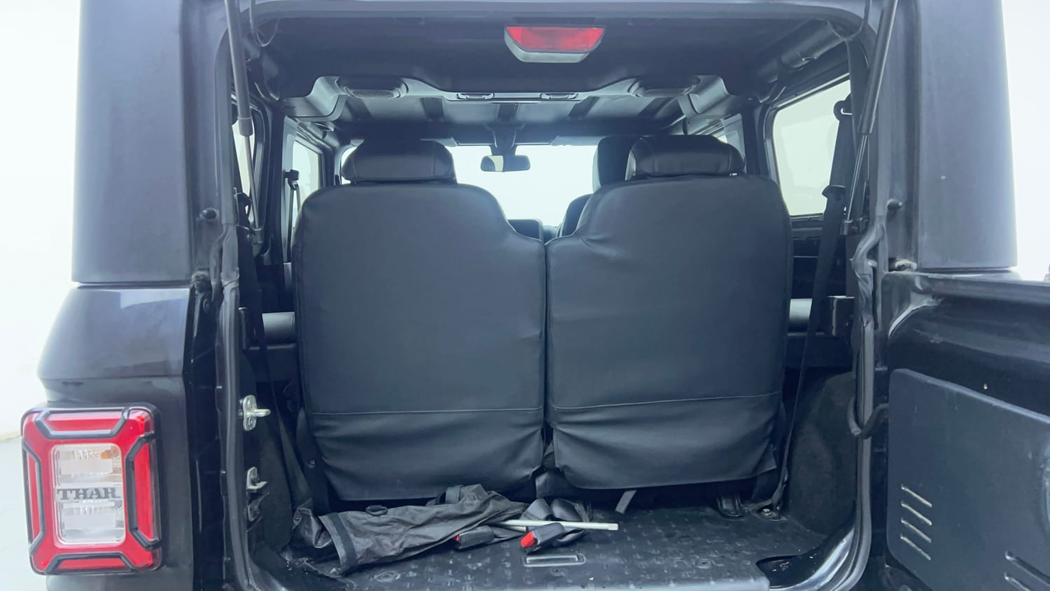 Used 2022 mahindra Thar LX Hard Top Diesel AT 4WD Diesel Automatic interior DICKY INSIDE VIEW