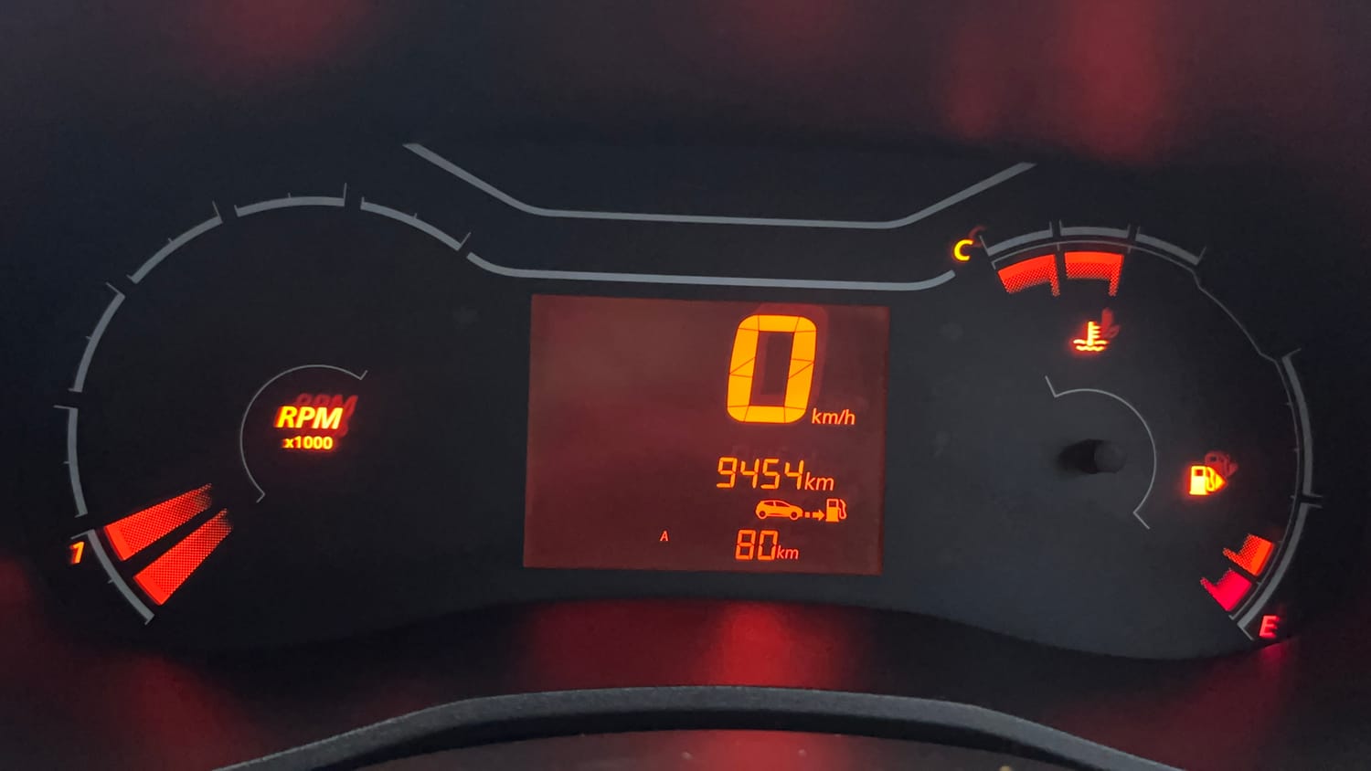Used 2020 Renault Kwid RXL Petrol Manual interior CLUSTERMETER VIEW