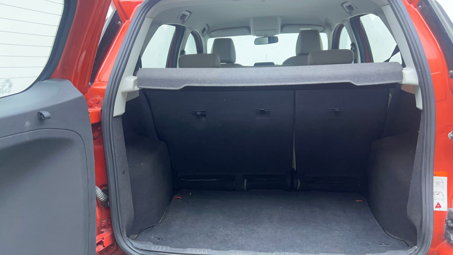 Used 2017 Ford EcoSport Titanium 1.5L TDCi Diesel Manual interior DICKY INSIDE VIEW